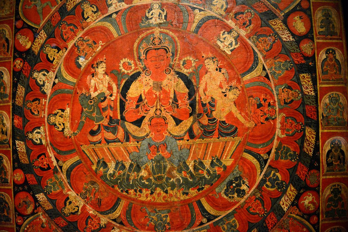 05-2 Mandala of the Sun God Surya Kitaharasa, 1379, Nepal - New York Metropolitan Museum Of Art